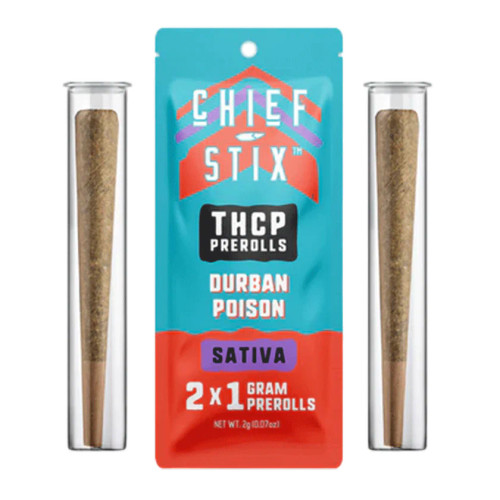 Chief Stix Sour Durban Poison Sativa 1g/ 2pk
