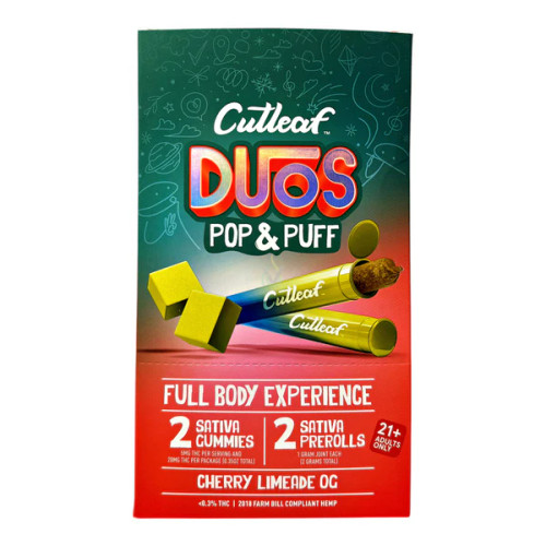 Cutleaf DUOs Pop & Puff Cherry Limeade OG  Sativa