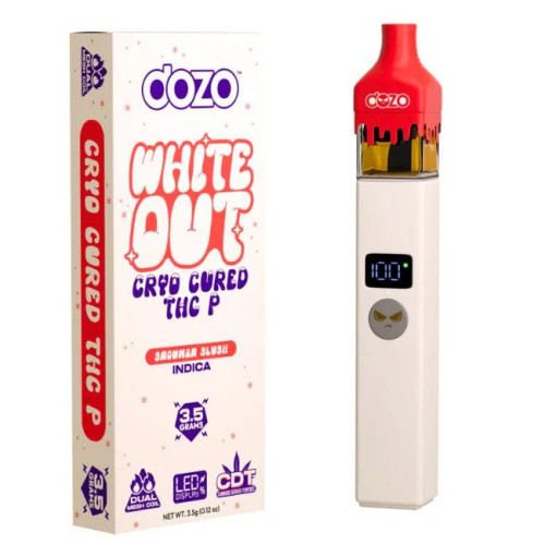 Don't Trip By Dozo White out Disposable 3.5gm Snowman Slush Indica