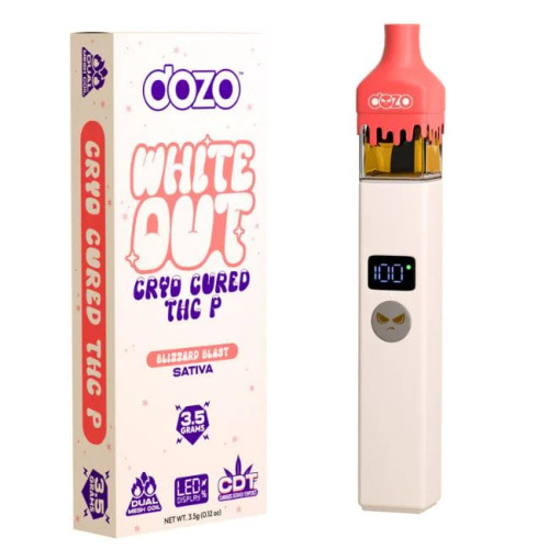 Don't Trip By Dozo White out Disposable 3.5gm Blizzard Blast Sativa