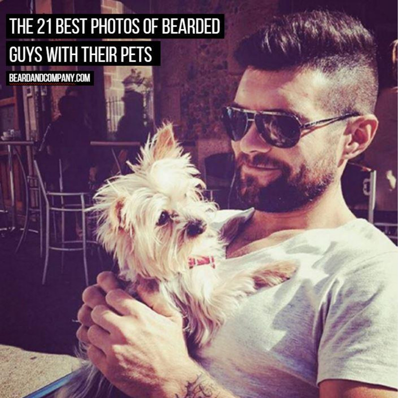 The 20 Best Photos of Bearded Guys with their Pets