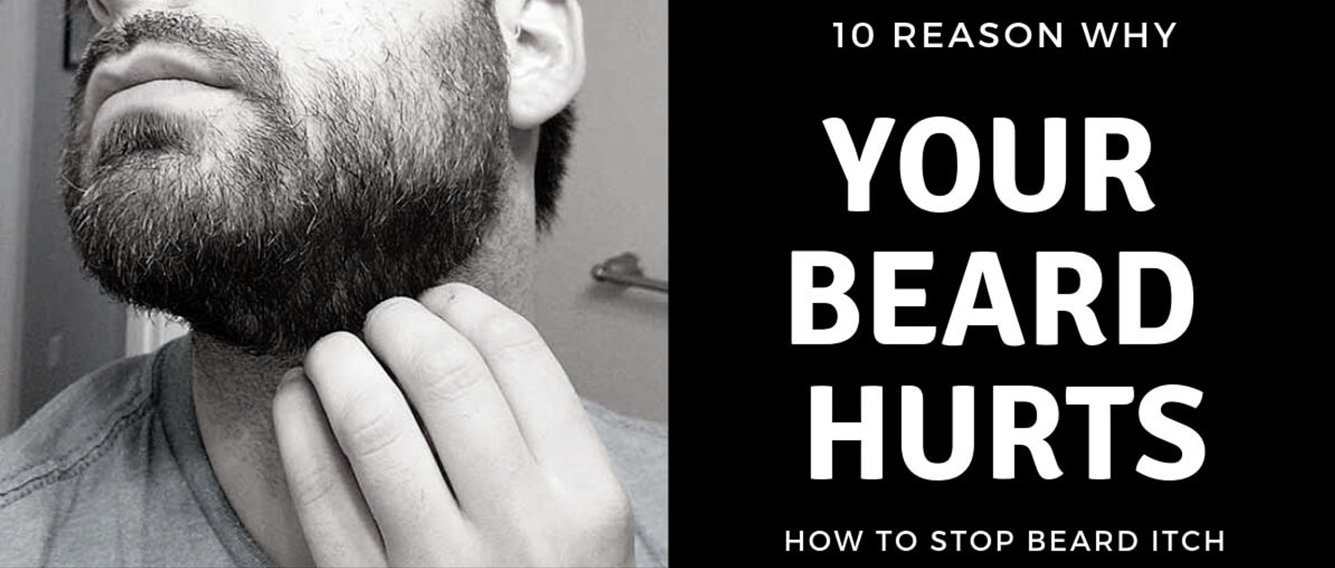 10 Reasons Why the Skin Under Your Beard Hurts Stop Beard Itch & Pain