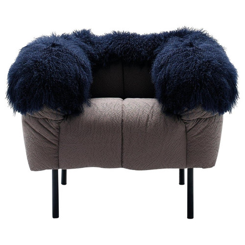Pecorelle Armchair Fur Version | indoor | Designed by Cini Boeri | Arflex