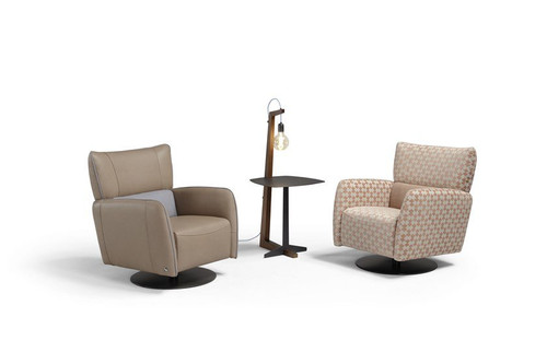 Honey Swivel Fabric Armchair | Designed by Ego Lab | Egoitaliano