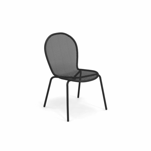 Ronda Stackable Dining Chair | Indoor and Outdoor | Designed by Aldo Ciabatti | Set of 2 | Emu