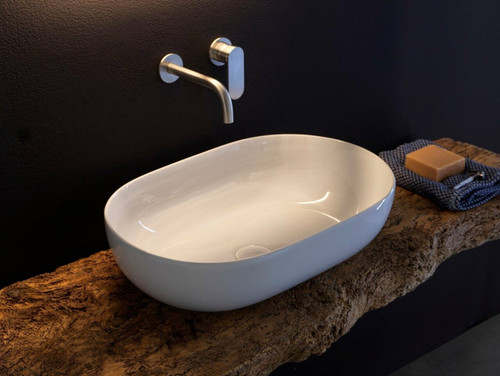 App Countertop Oval Ceramic Washbasin | Flaminia Team | Flaminia