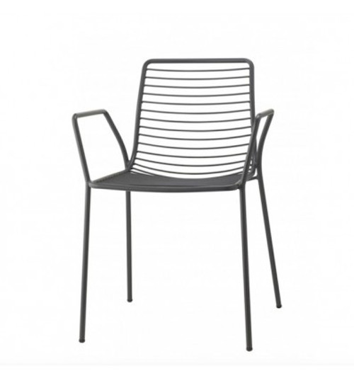 Summer Stackable Dining Armchair | Indoor & Outdoor | Designed by Roberto Semprini | Set of 2 | Scab Design