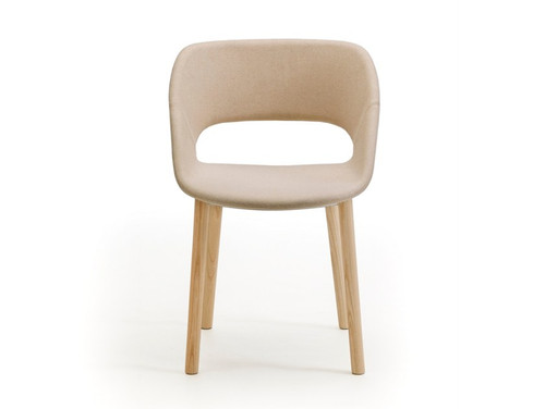 Kabira Fabric 4WL Dining Chair | Designed by Kensaku Oshiro | Arrmet