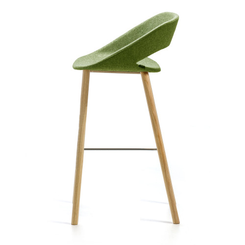 Kabira Fabric ST-4WL Dining & Kitchen Stool | Designed by Kensaku Oshiro | Arrmet