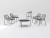 Rio R50 Stackable Chair | Designed by Cristell / Gargano | Set of 2 |  EMU