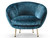 Giulia Lounge Chair | Designed by Pier Luigi Frighetto | Black Tie