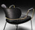 Kalida Lounge Chair | Designed by Pier Luigi Frighetto | Black Tie