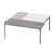 Play Square Dining Table | Outdoor | Designed by Ethimo Studio | Ethimo