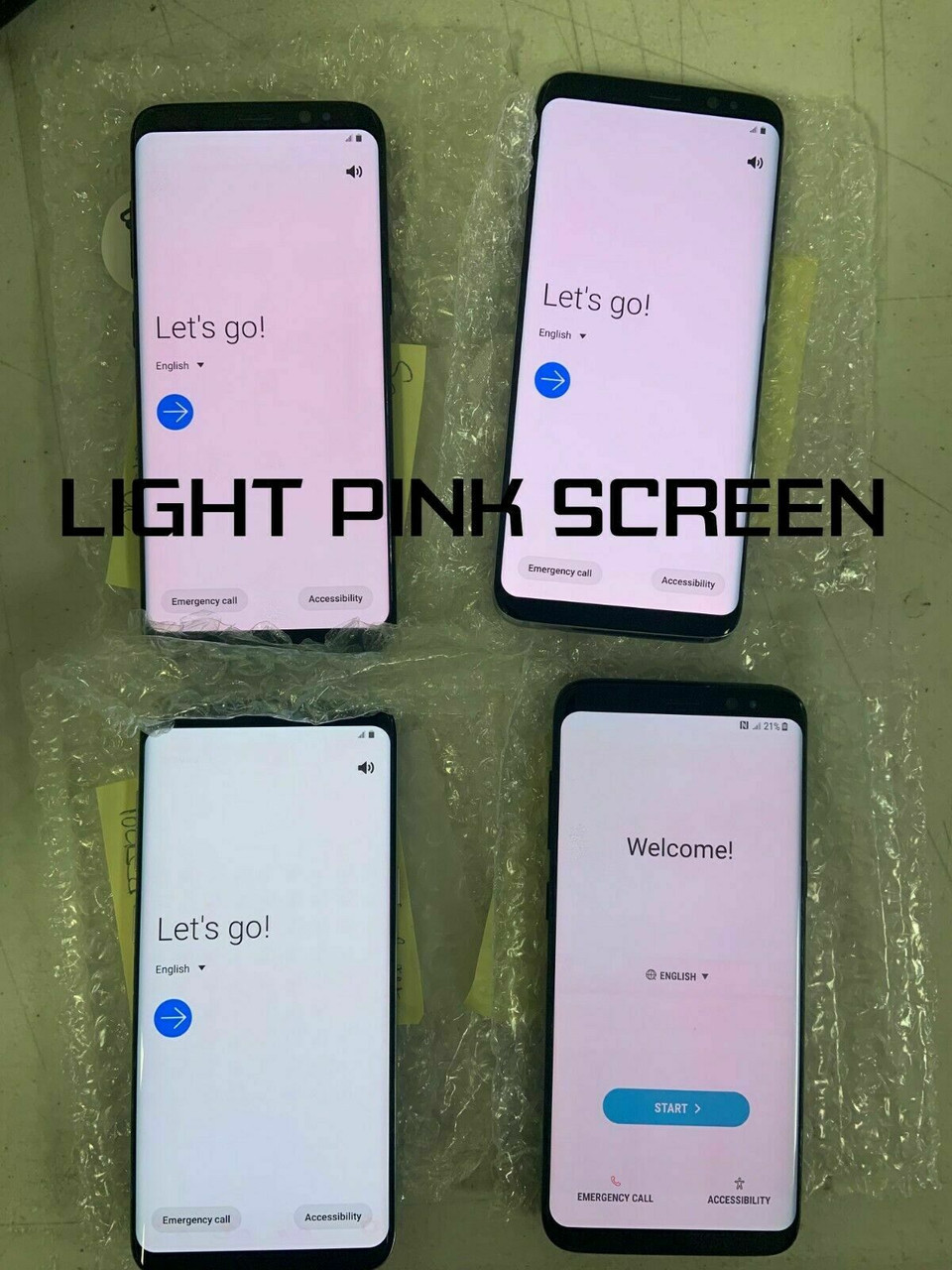 Google Pixel 3a Android Smartphone Shaded Pink Screen