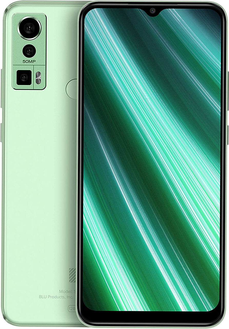 BLU S91 Pro 128GB Smartphone Black Green Android GSM Unlocked