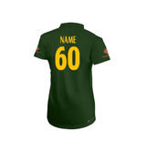 Women's Short Sleeve Coloured Cricket Shirt-BIDOAV
