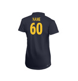Women's Short Sleeve Coloured Cricket Shirt-ALBBRY