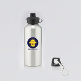 Aluminium Water Bottle with 2 Cap Styles-WESTCOTT