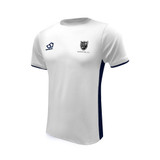 Junior Training Shirt  White/Navy-HAMHILL