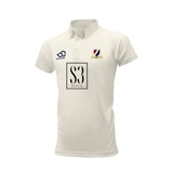 Junior Short Sleeve Cricket Shirt-CHEMC