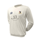 Junior Long Sleeve Cricket Slipover -CHEMC