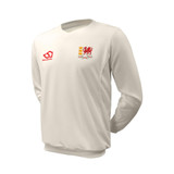 Long Sleeve Cricket Slipover -WSENIOR