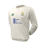 Junior Long Sleeve Cricket Slipover -SHOTLB