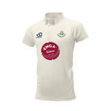 Junior Short Sleeve Cricket Shirt-SILV