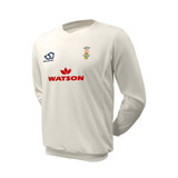 Junior Long Sleeve Cricket Slipover -HAYLE