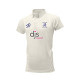 Junior Short Sleeve Cricket Shirt-BUXWORTH