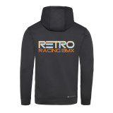 Junior Black Unisex Active Hoodie  -RETRO