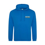 Junior Blue Basic Hoodie  -RETRO