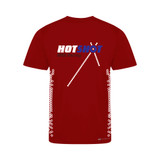 Red Active Training Tee-HOTSHOT