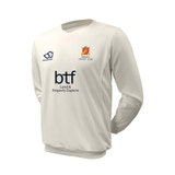 Junior Long Sleeve Cricket Slipover -MARDEN