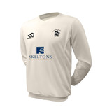 Junior Long Sleeve Cricket Slipover -BROX