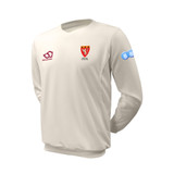 Junior Long Sleeve Cricket Slipover -BOLDB