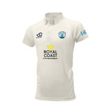 Junior Short Sleeve Cricket Shirt-BIRCH