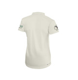 Women's Short Sleeve Cricket Shirt-WHITEF