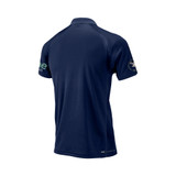 Mens Short Sleeve Coloured Cricket Shirt -WHITEF