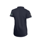 Women's Short Sleeve Coloured Cricket Shirt-WHITEF