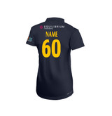 Women's Short Sleeve Coloured Cricket Shirt-BOWVCC