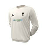 Junior Long Sleeve Cricket Slipover -NEWCC