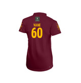 Women's Short Sleeve Coloured Cricket Shirt-EVERCC