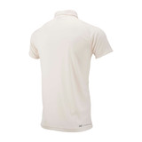 Junior Short Sleeve Cricket Shirt-WHITW