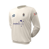 Junior Long Sleeve Cricket Slipover -THRN