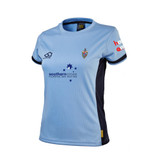 Women's Short Sleeve Coloured Cricket Shirt-THRN