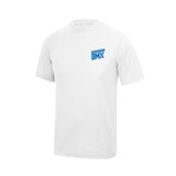 Junior White Active Training Tee-BBMX