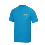 Junior Blue Active Training Tee-RETRO