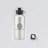 Aluminium Water Bottle with 2 Cap Styles-AUTH