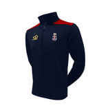 ¼ Zip Tech Fleece Navy/Red Men's-CHEAMSTAFF 2